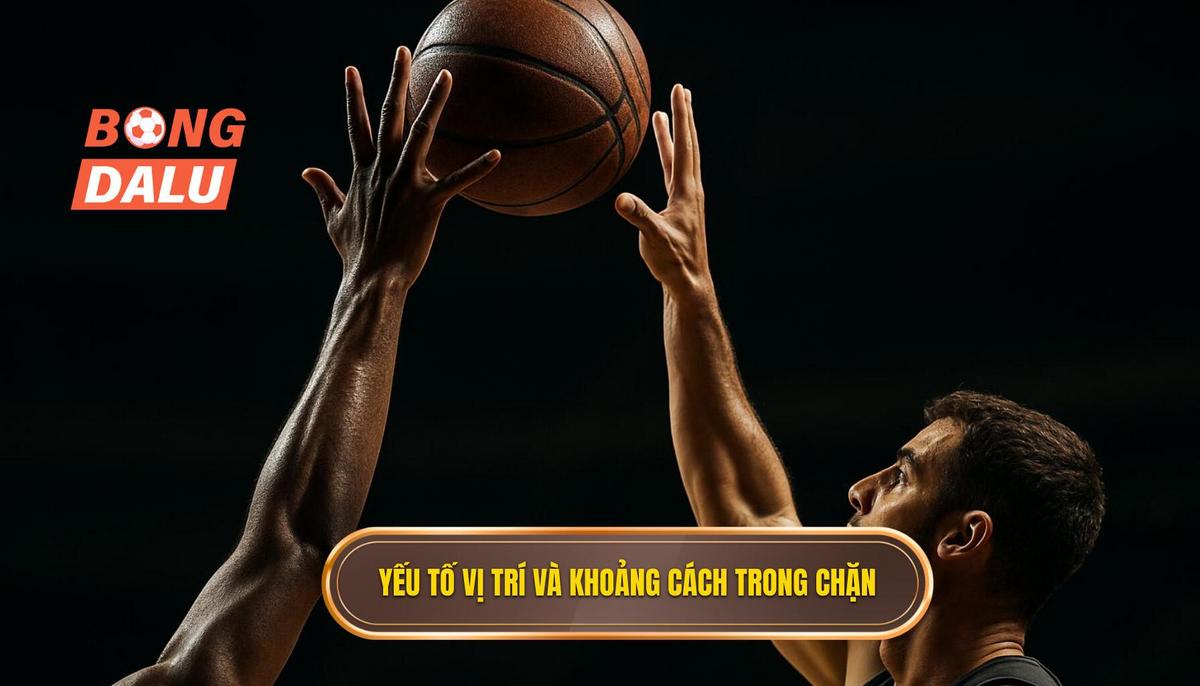 Yếu tố vị trí và khoảng cách trong việc đánh chặn