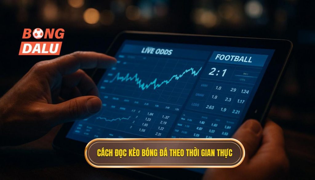 Cách đọc kèo bóng đá theo thời gian thực