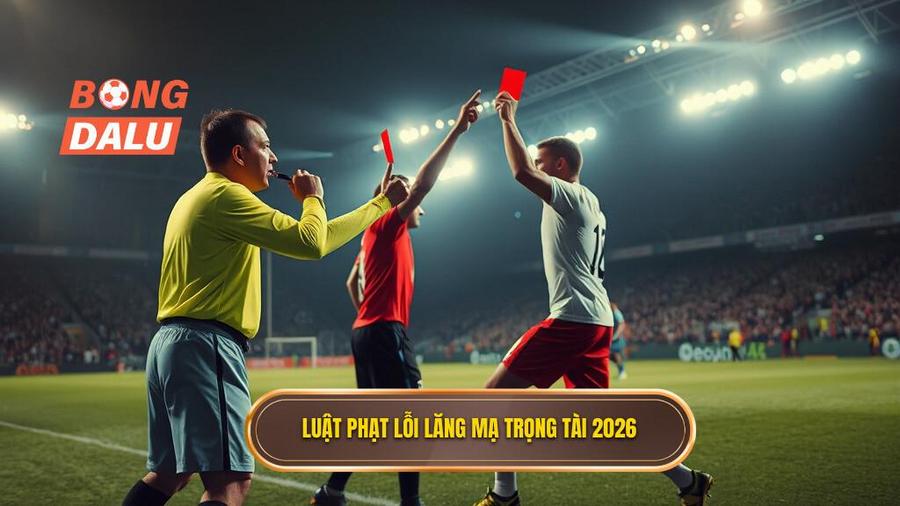 1. Luật phạt lỗi lăng mạ trọng tài 2026