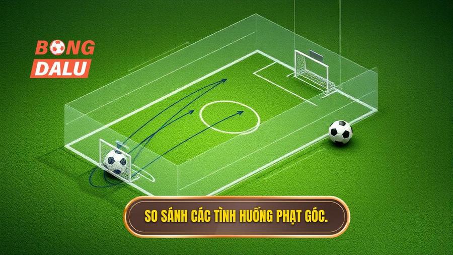 3. So sánh các tình huống phạt góc.