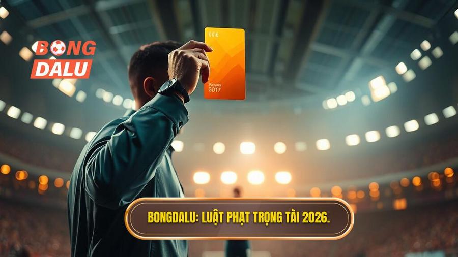 Bongdalu_ Luật phạt trọng tài 2026.
