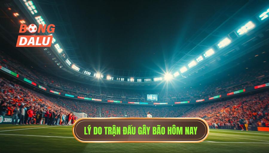 Lý do trận đấu gây bão hôm nay