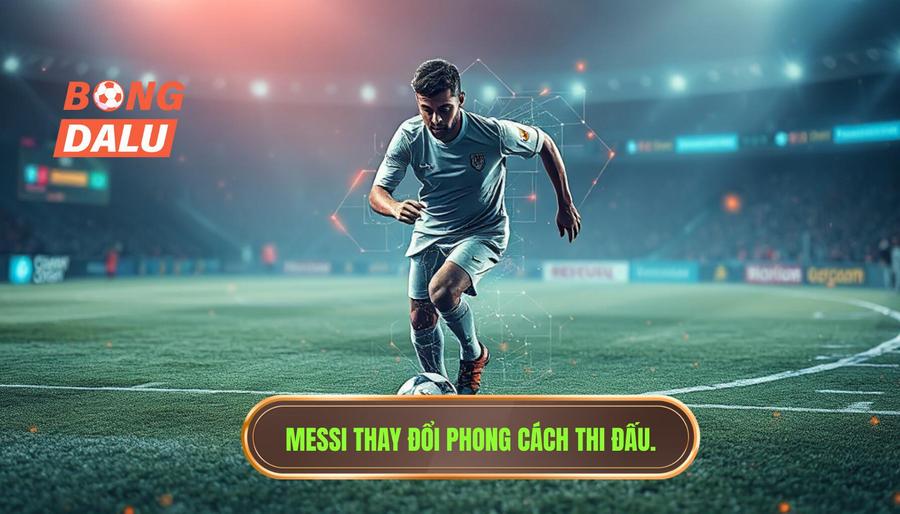 Messi thay đổi phong cách thi đấu